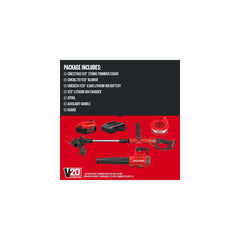 CRAFTSMAN trimmer head close-up showing automatic line feed and reliable cutting