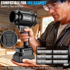 Crivnhar close-up of both nozzles showing versatility and precise airflow