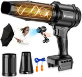 Crivnhar front view showing compact blower and ergonomic handle for easy use