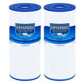 Cryspool CRP35B front view showing cartridge and label benefit of clear water