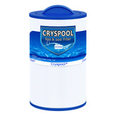 Cryspool front view of replacement filter showing correct dimensions and fit