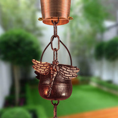 CT DISCOUNT STORE close-up of dragonfly cup showing handcrafted detail and durability