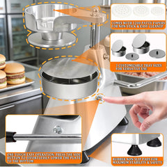CTJ display of the three interchangeable 4, 5, 6-inch molds for portion flexibility