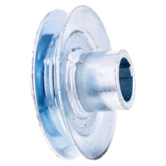 CUB CADET close-up of pulley bore and mounting hole for accurate fitment