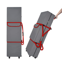 Cuddly Nest front view of wheeled canopy bag showing durable protection and storage