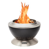 Cuisinart front view assembled fire pit showing sleek design and clean flame