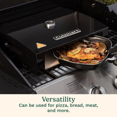 Cuisinart 12-inch peel with folded wooden handle, easy storage and safe handling
