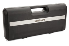Cuisinart close-up of stainless steel spatula showing sturdy build and control