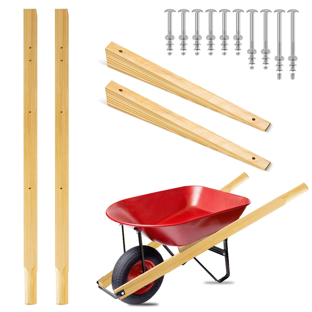 CUKBLESS front view of 59-inch handles showing sturdy support benefit