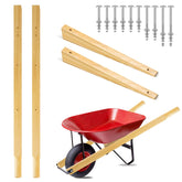 CUKBLESS front view of 59-inch handles showing sturdy support benefit