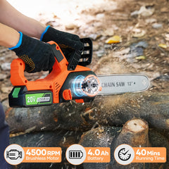 CURECURE side profile highlighting 12-inch bar and ergonomic handle for control