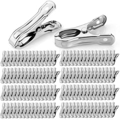 Cuxeedi front pack showing 120 stainless steel clips and count