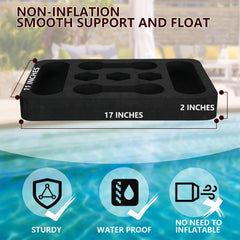 CY ShineLing top view displaying seven holes layout to organize drinks and items