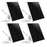 CYJJZQ solar panel front view showing adjustable bracket and USB port benefit: easy aiming
