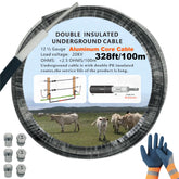 CYM-INSIST spool front view showing 328ft cable and label for quick identification and selection