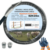CYM-INSIST front spool showing cable label and length, highlights long-run reliability