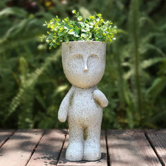 CYNOR face planter front view showing abstract facial silhouette and modern decor appeal