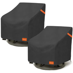 Dalema front view of cover showing full chair protection and weather resistance