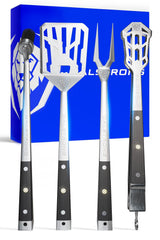Dalstrong front packaging showing full 4-piece kit and gift-ready box benefit