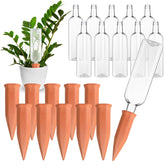 Dandat front view of kit showing spikes and bottles, easy setup benefit