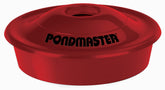 Danner Pondmaster front view showing red ABS housing and floating design, ensures reliable winter opening