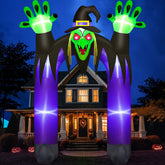 Danxilu witch arch front view showing dramatic 10ft height and spooky entrance