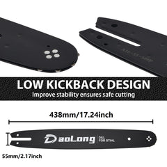 DAOLONG guide bar side view showing stable tracking and reduced friction