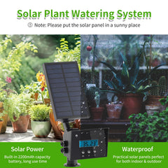 DAOTAILI solar panel with 2200mAh battery charging for dependable off-grid power