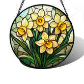 DASTOLL front view of daffodil panel showing vibrant colors and design benefits