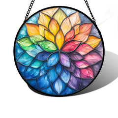 DASTOLL front view floral panel showing vivid colors and shimmer