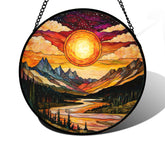 DASTOLL front view of sunset panel showing vibrant window color