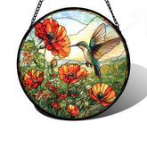 DASTOLL front view showing hummingbirds and orange flowers vibrant color benefit