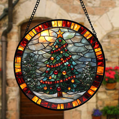 DASTOLL suncatcher in a sunlit window casting colorful reflections indoors