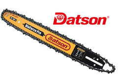 DatsenAAA guide bar side profile showing low-kickback design for better control