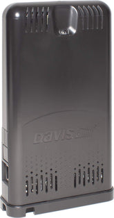 Davis Instruments 6100 front panel showing status LEDs and ports for clear setup
