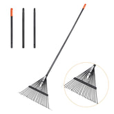 Daxguard front view showing full metal rake head and handle for durable cleanup