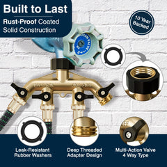 DBR Tech valve close-up highlighting smooth controls and easy independent shut-off