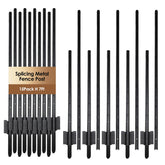 DCLFIRMX 15-pack front view showing bundled 7ft posts and accessories for quick setup