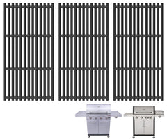 DcYourHome front view showing 17 inch cast iron grates and exact replacement fit