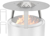 DcYourHome front view assembled heat deflector showing fit and increased warmth
