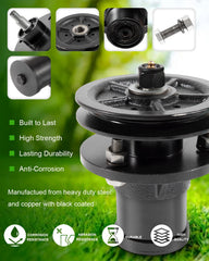 Deargooday layout of included hardware showing all bolts and washers for quick install