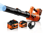 Decerk blower front profile showing sleek design and fast airflow benefit