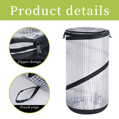 DECOHS zipper detail showing secure closure and easy access benefit