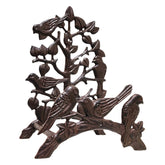 DecorGarden front-mounted hose holder showing decorative profile and sturdy support