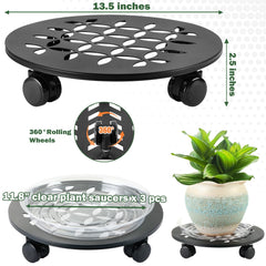 DEELF OUTLET top view of heart-pattern platform promoting drainage and secure pot placement