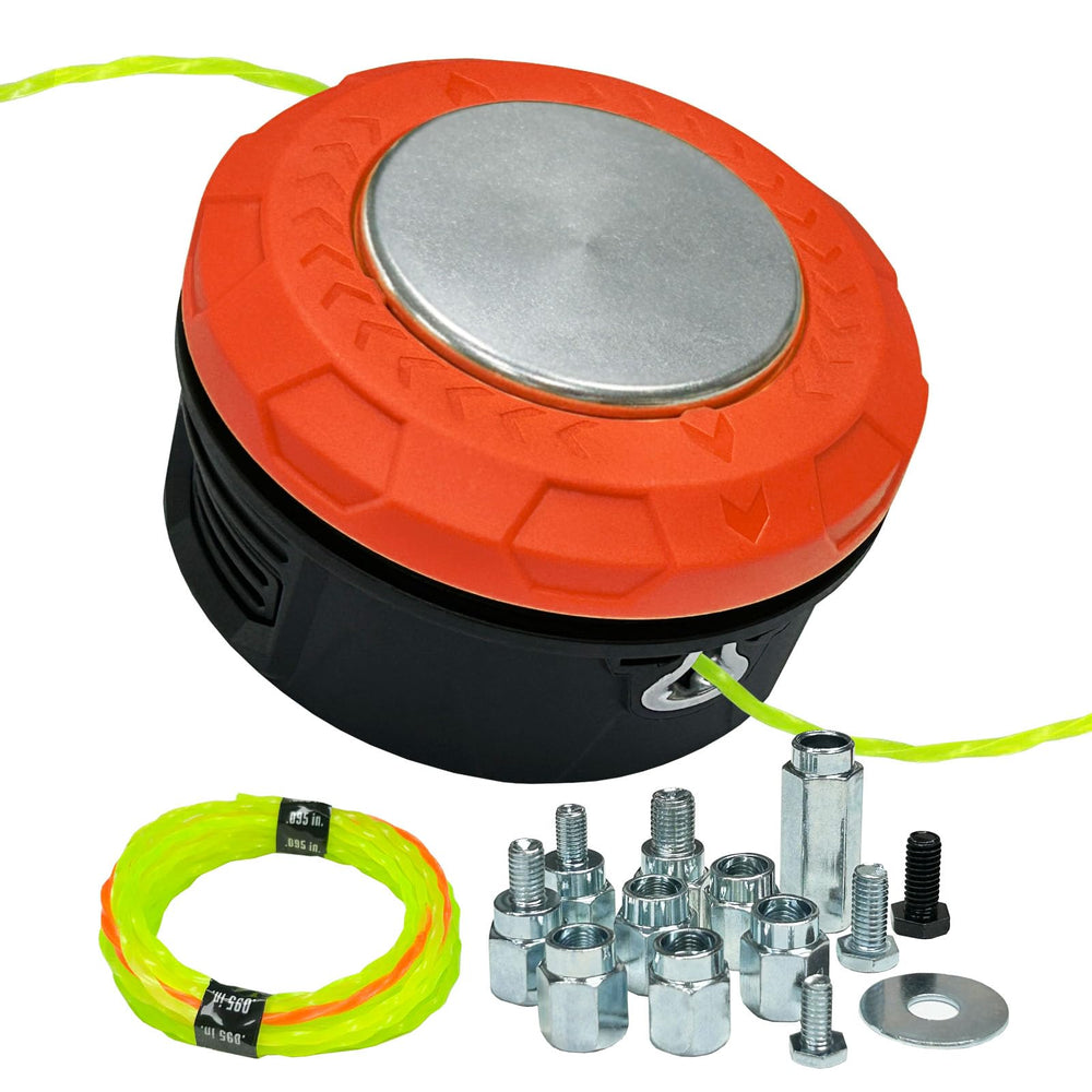 Deeploving front view of trimmer head showing universal fit and quick-install benefit