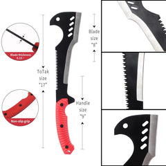 Delacour handle ergonomic grip reducing fatigue during extended outdoor use