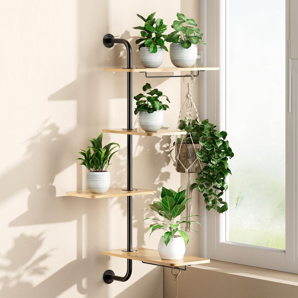 DELLAN front-facing window display showing compact multi-tier benefit