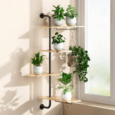 DELLAN front-facing window display showing compact multi-tier benefit