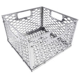 DELSbbq front view in firebox showing fit and improved airflow